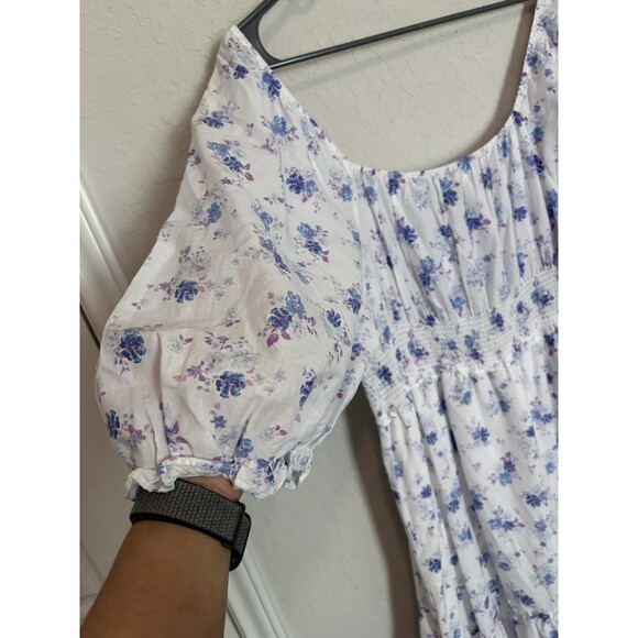 LoveShackFancy Target Floral Maxi Dress Tiered Gemma Cottagecore Peasant Size XL - Picture 3 of 13